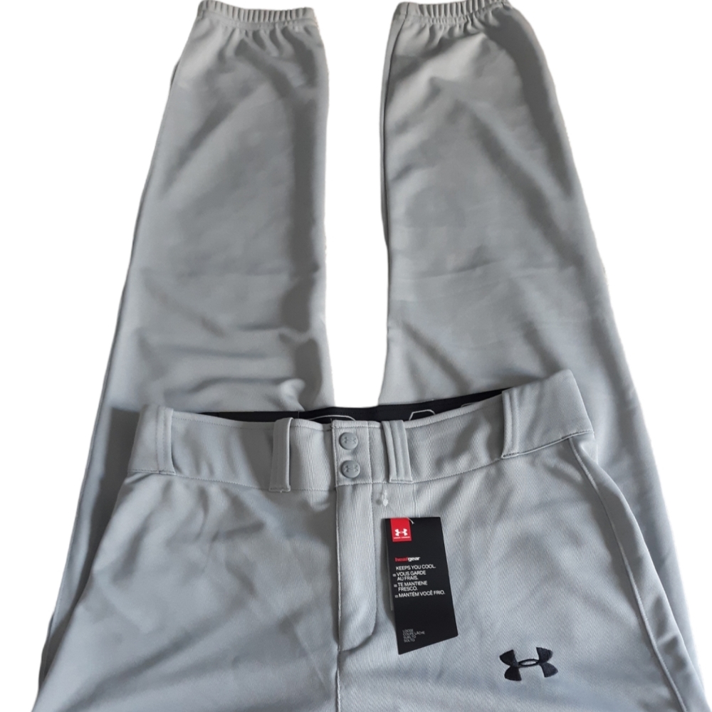 New Under Armour Men's Medium Heatgear Loose Grey Pants